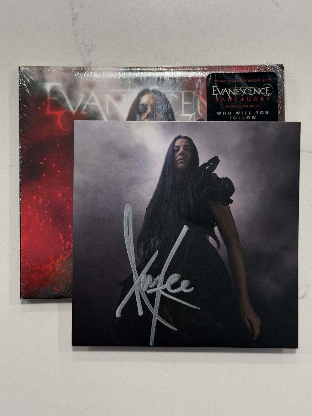 Evanescence Sanctuary CD + Signed Insert by Amy Lee AUTOGRAPHED #3